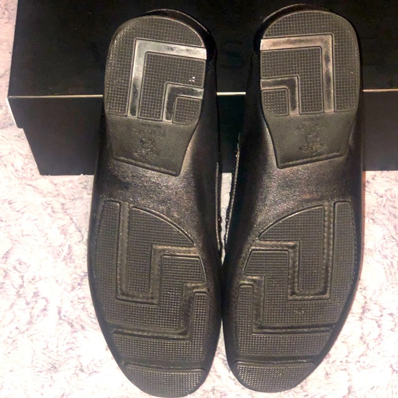 Versace Car Shoe (Loafer) Vitello Vit Gommato + Lavarazione - Picture 4 of 5